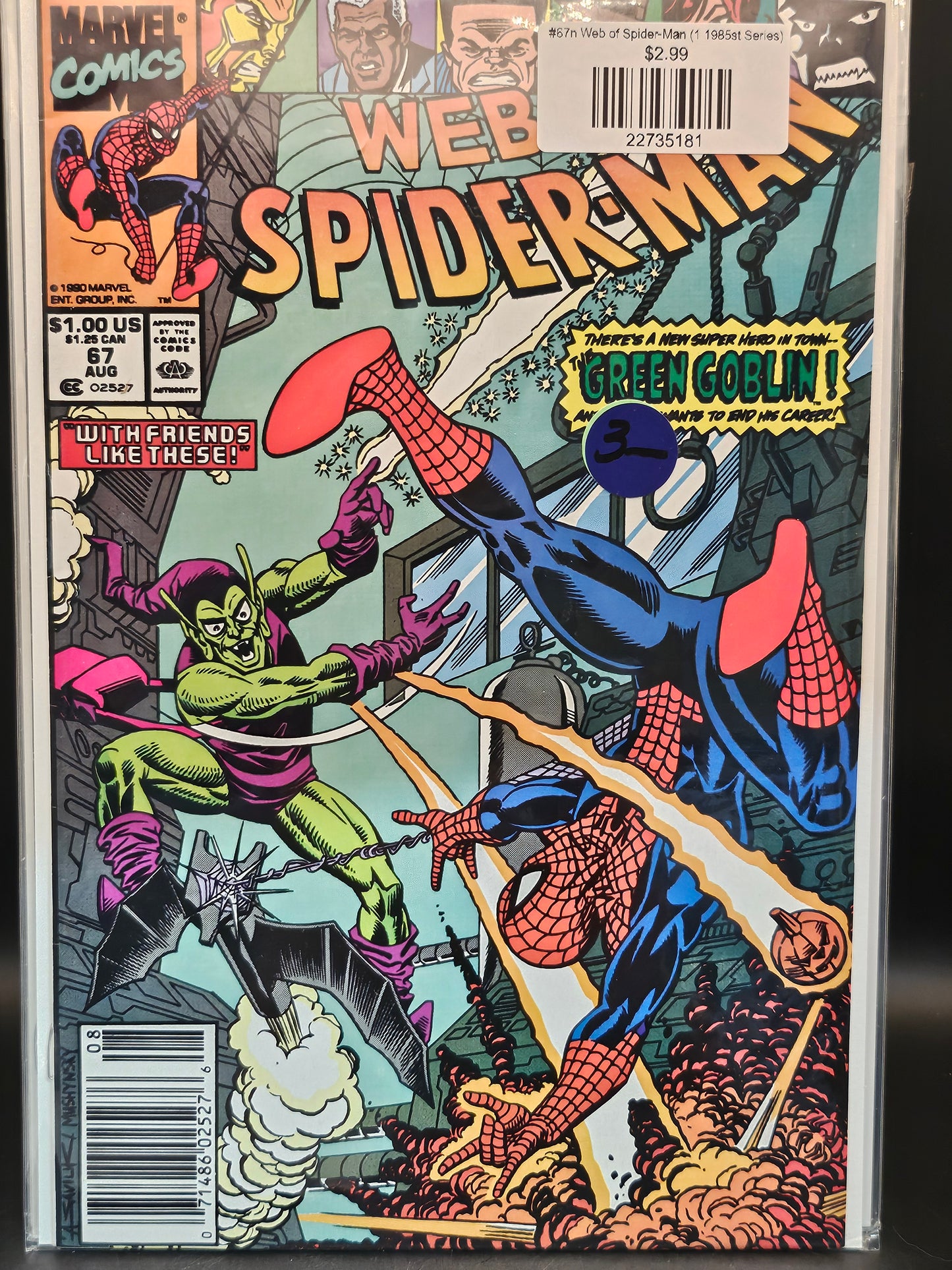 #67n Web of Spider-Man (1985 1st Series)