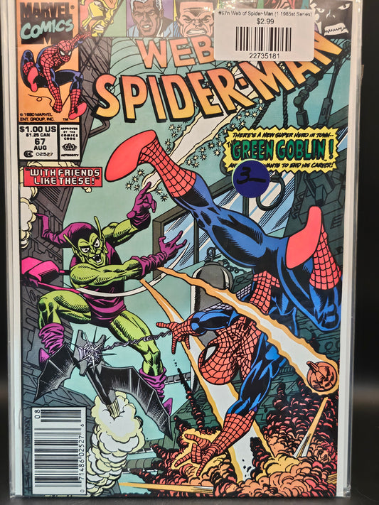 #67n Web of Spider-Man (1985 1st Series)