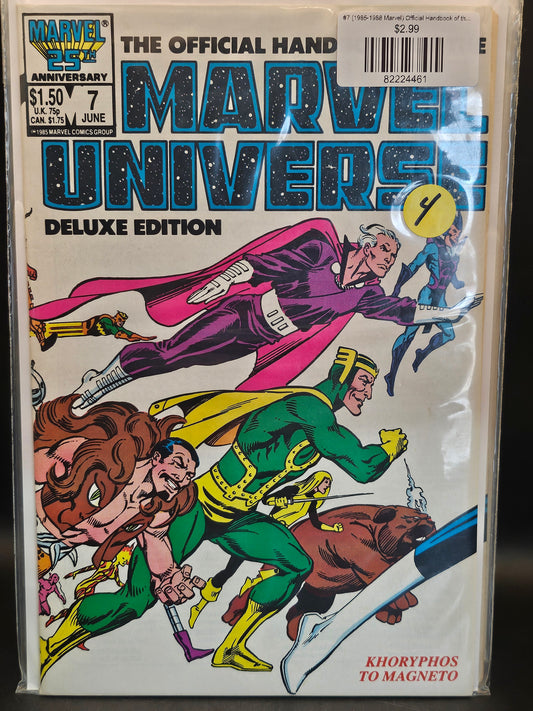 #7 (1985-1988 Marvel) Official Handbook of the Marvel Universe Deluxe Edition