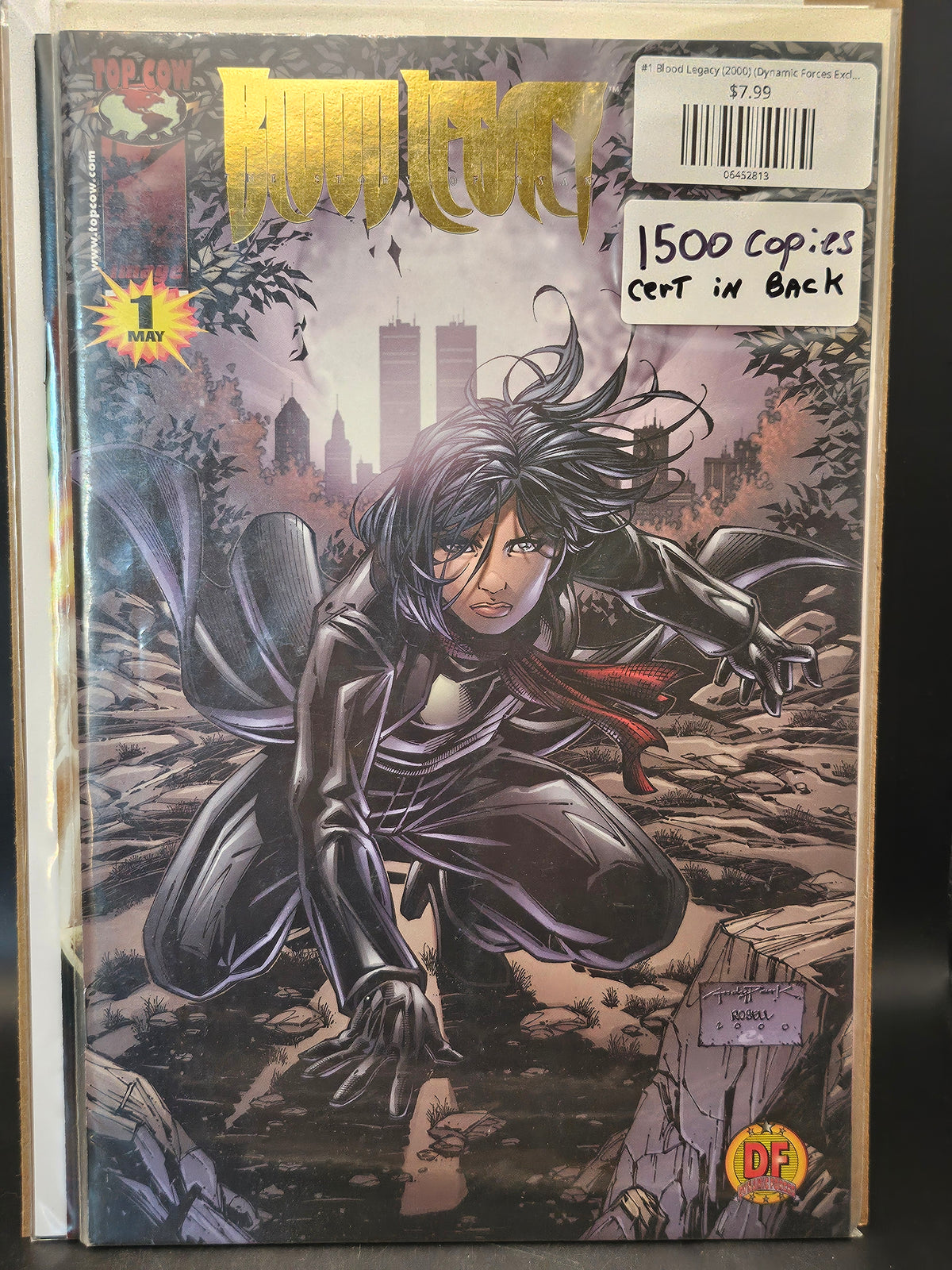 #1 Blood Legacy (2000) (Dynamic Forces Exclusive Gold Foil Cover. Limited to 500 copies)