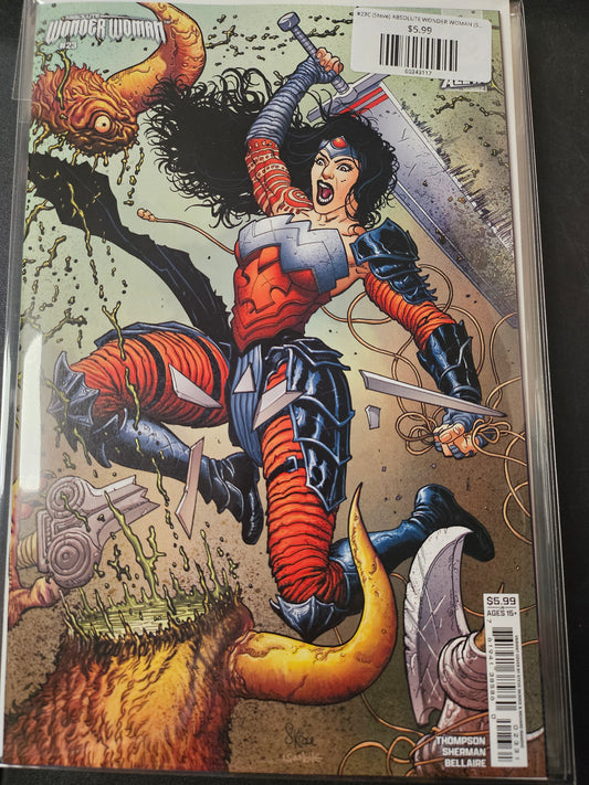 #23C (Steve) ABSOLUTE WONDER WOMAN (STEVE SKROCE CARD STOCK VAR)
