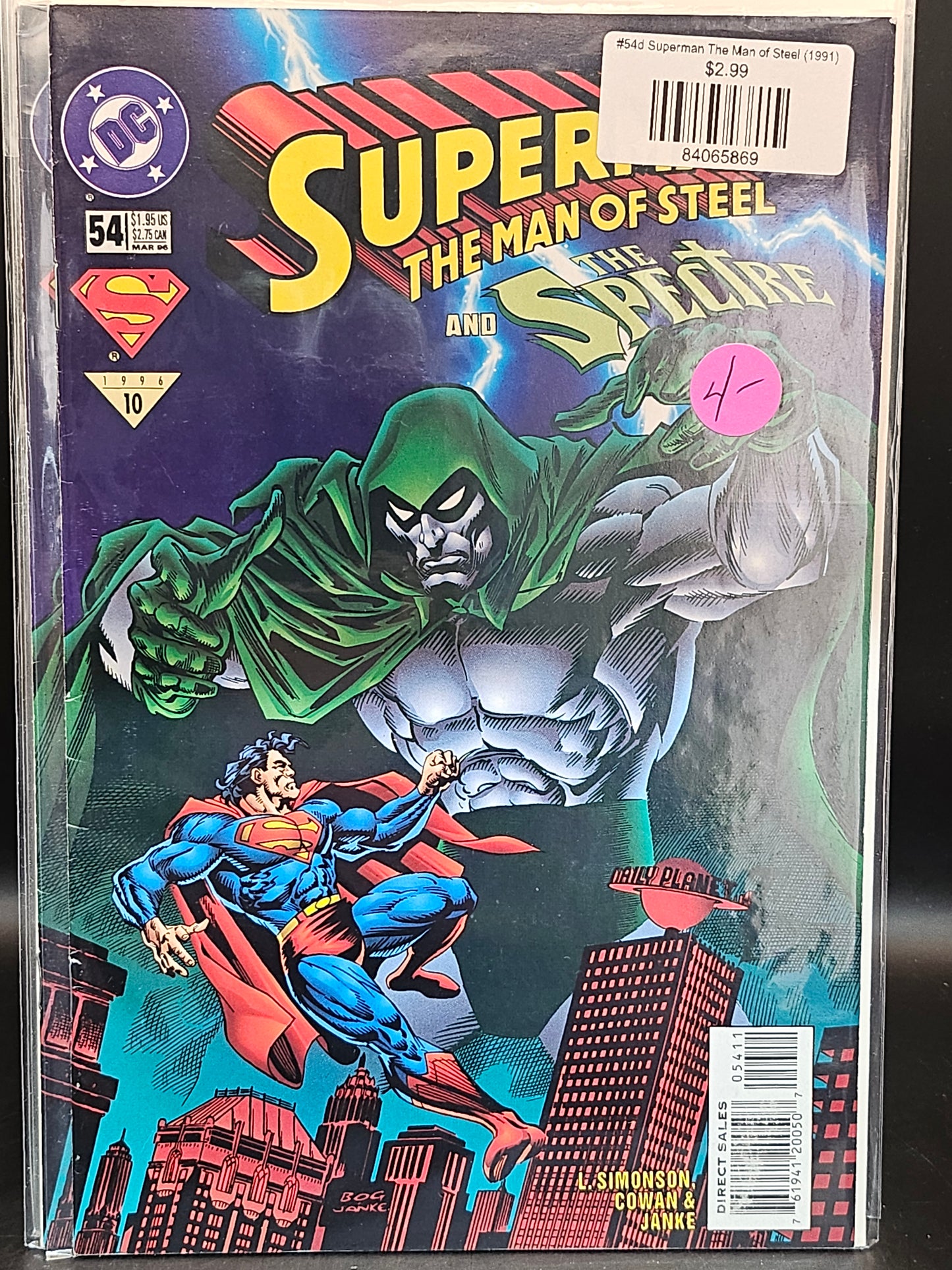 #54d Superman The Man of Steel (1991)