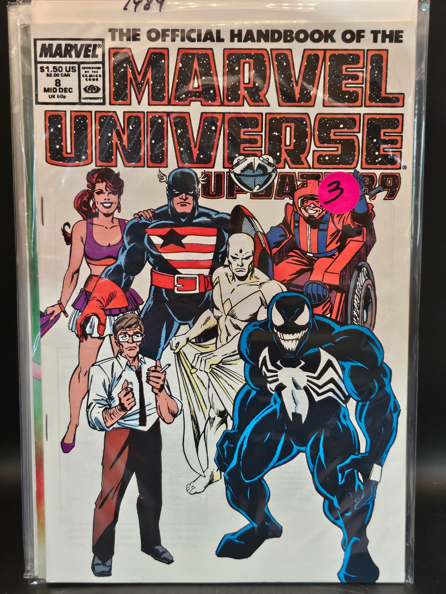 #1-8 Official Handbook of the Marvel Universe Update '89 (1989 Marvel)