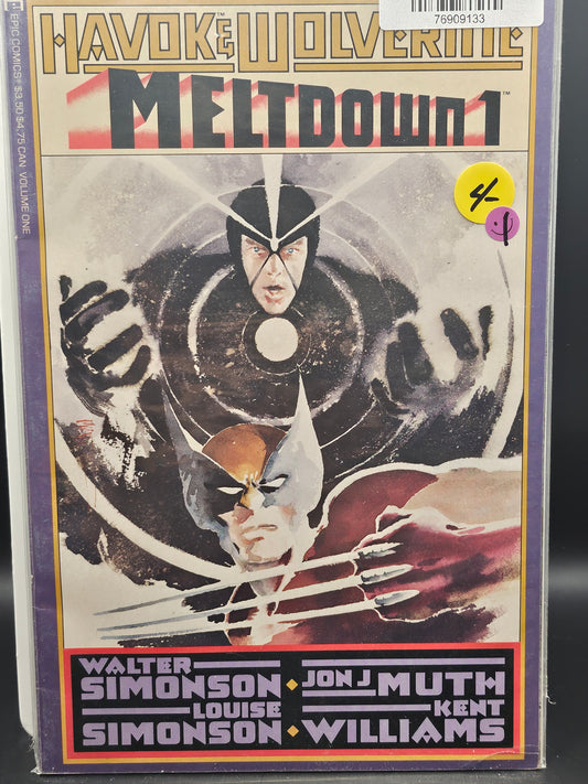 #1 Havok and Wolverine Meltdown (1988)