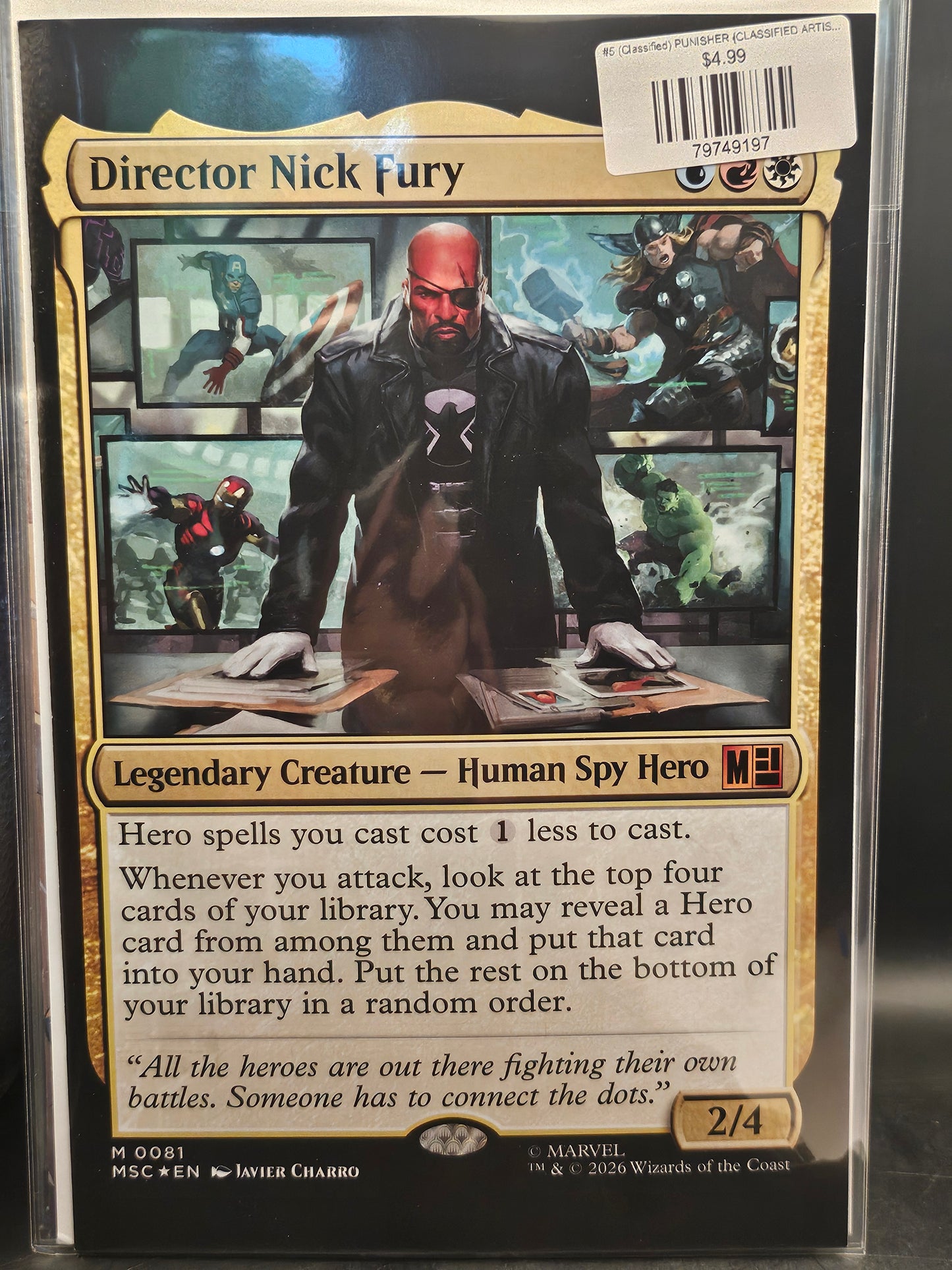 #5 (Classified) PUNISHER (CLASSIFIED ARTIST MAGIC: THE GATHERING VARIANT)
