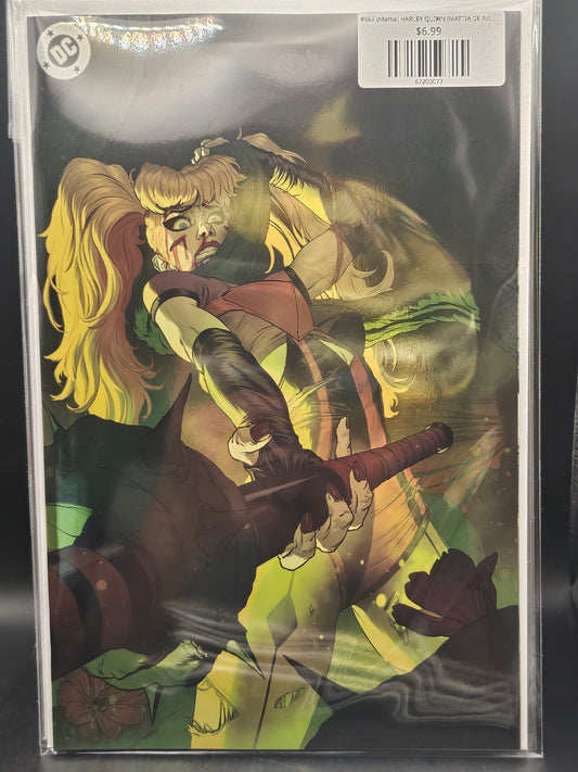#66E (Mattia) HARLEY QUINN (MATTIA DE IULIS BAD SEEDS SPOT FOIL VAR BATMAN BAD SEEDS)
