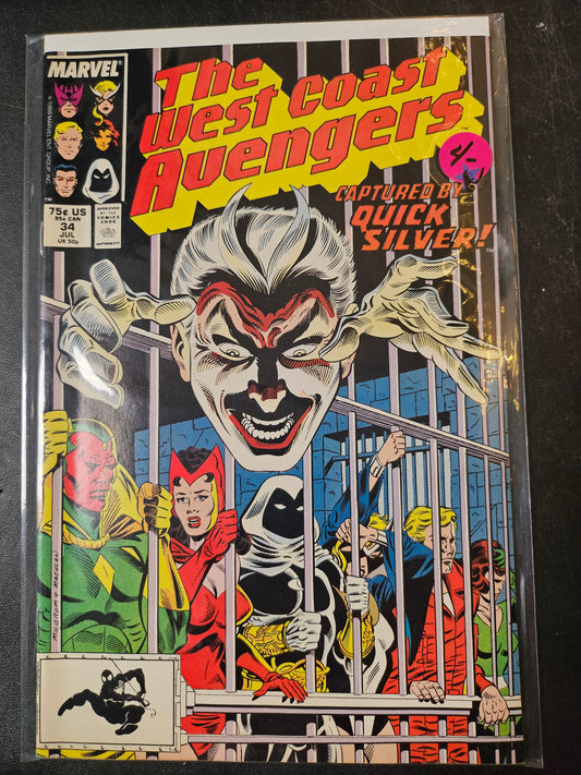 West Coast Avengers – Marvel Comics – (1985–1989) – Volume 2 – #34