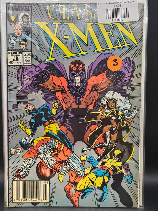 #19n X-Men Classic (1986-1995 Marvel) Classic X-Men