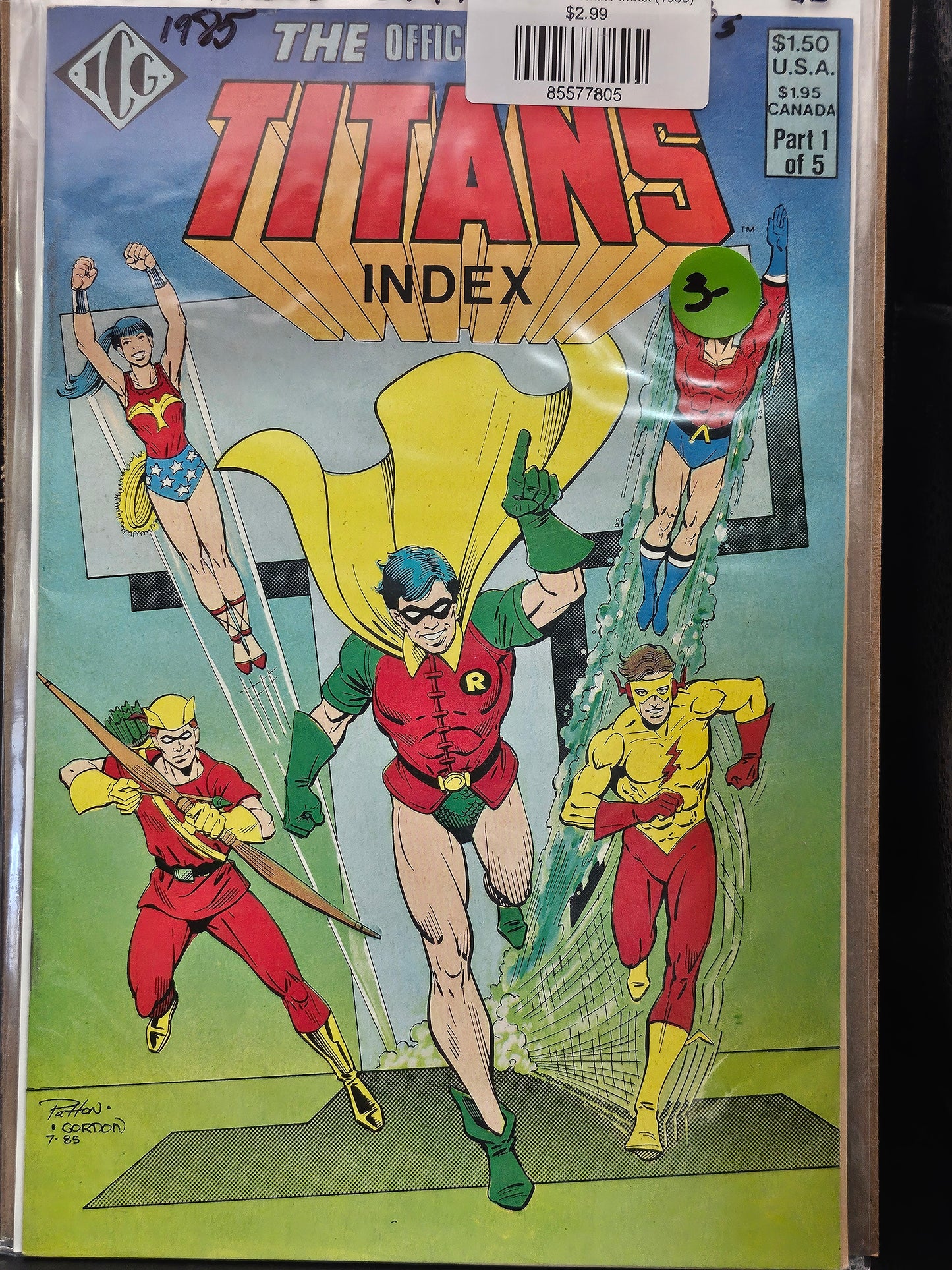 #1 Official Teen Titans Index (1985)