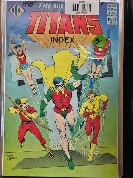 #1 Official Teen Titans Index (1985)