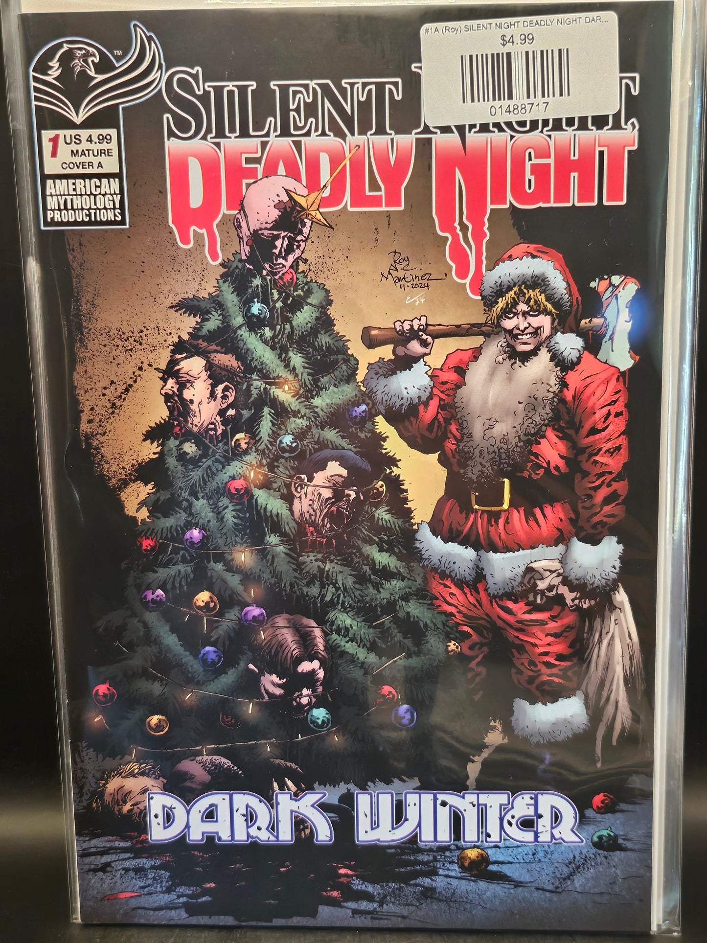 #1A (Roy) SILENT NIGHT DEADLY NIGHT DARK WINTER (OF 2 ROY ALLAN MARTINEZ MR Previously Solicted Thru Diamond)