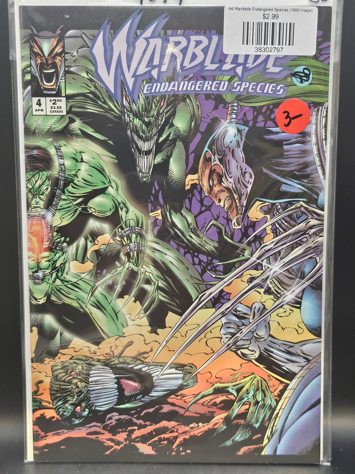 #4 Warblade Endangered Species (1995 Image)