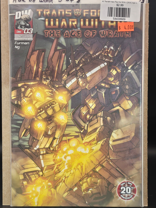 #3 Transformers The War Within (2004) Age of Wrath
