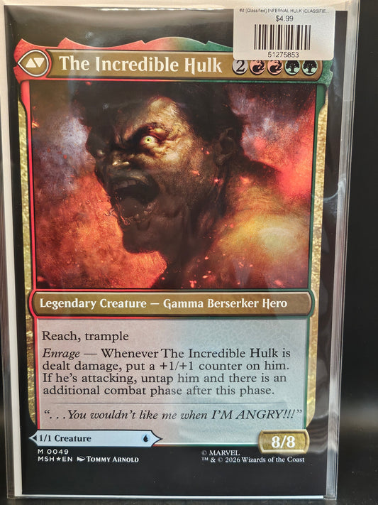 #8 (Classified) INFERNAL HULK (CLASSIFIED ARTIST MAGIC: THE GATHERING VARIANT)