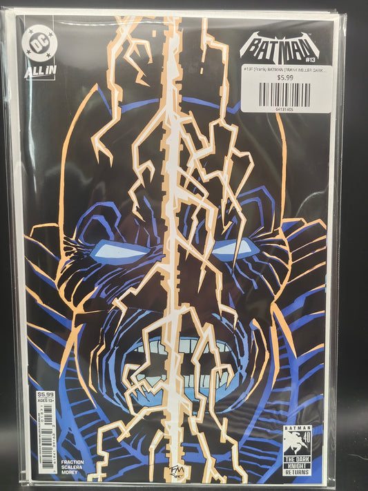 #13F (Frank) BATMAN (FRANK MILLER DARK KNIGHT RETURNS 40TH ANNIVERSARY CARD STOCK VAR BATMAN BAD SEEDS)