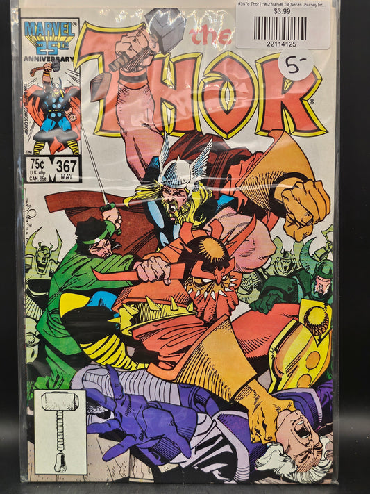 #367d Thor (1962 Marvel 1st Series Journey Into Mystery)