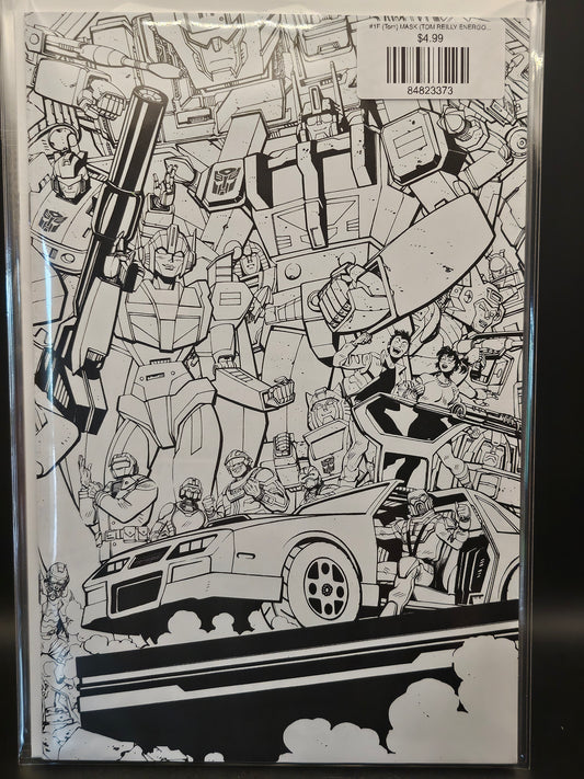 #1F (Tom) MASK (TOM REILLY ENERGON UNIVERSE THIRD ANNIVERSARY B&W CONNECTING VAR)