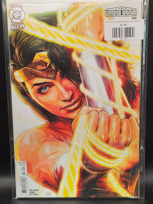 #36D (Aco) WONDER WOMAN (ACO CARD STOCK VAR)