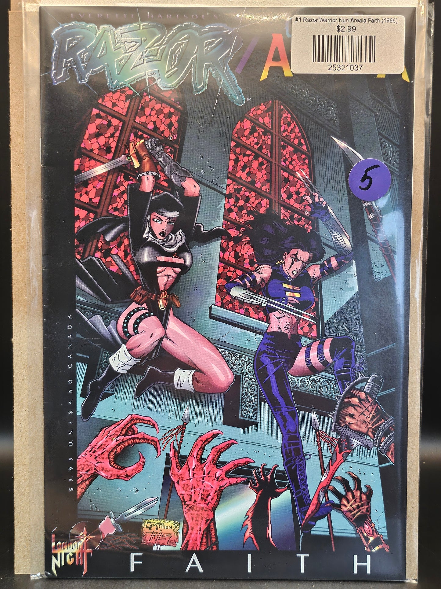 #1 Razor Warrior Nun Areala Faith (1996)