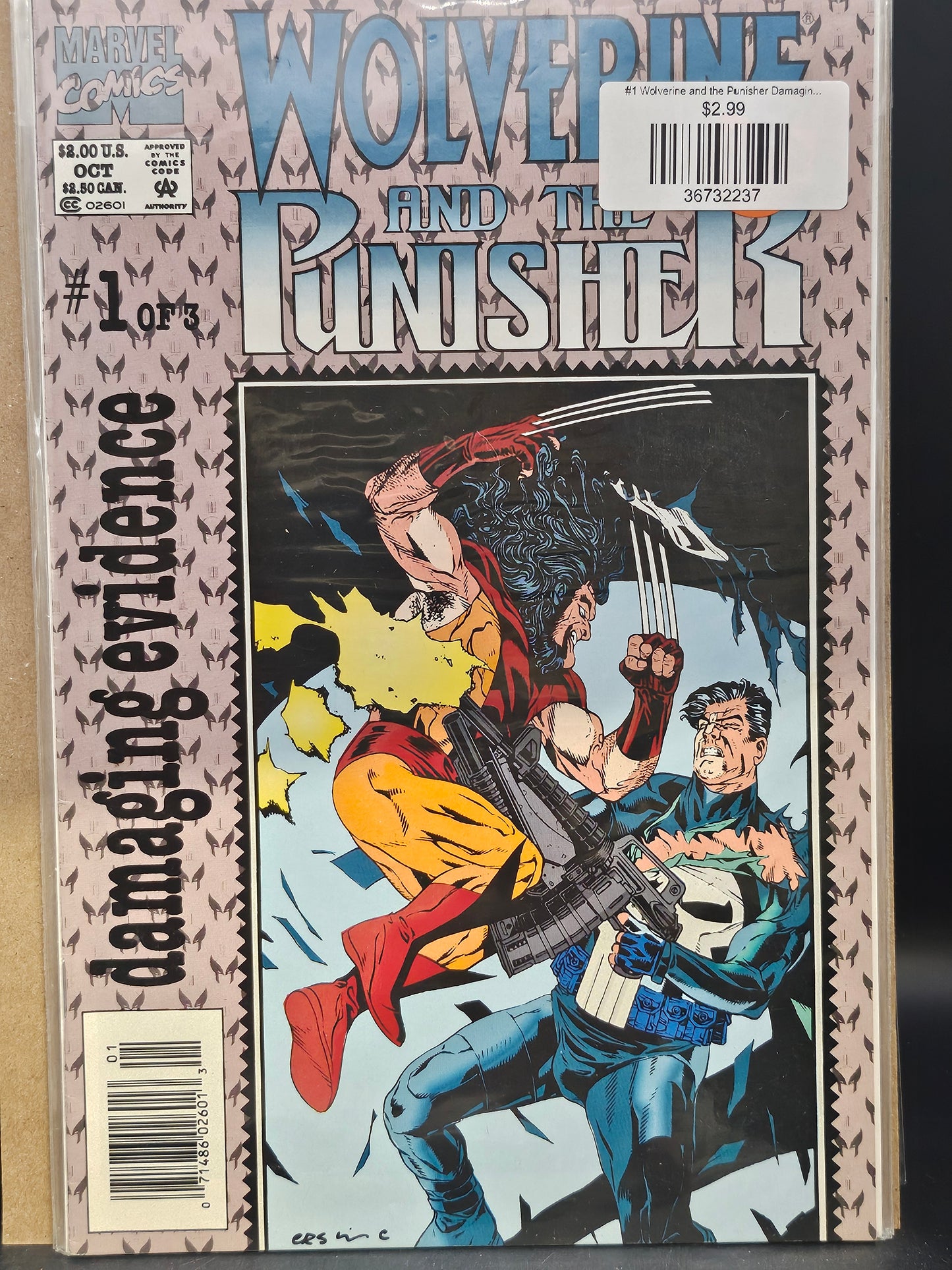 #1 Wolverine and the Punisher Damaging Evidence (1993 Marvel)