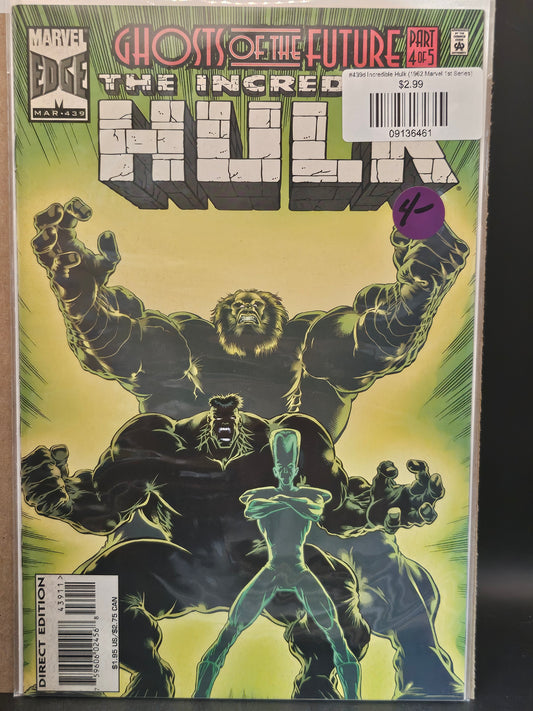 #439d Incredible Hulk (1962 Marvel 1st Series)