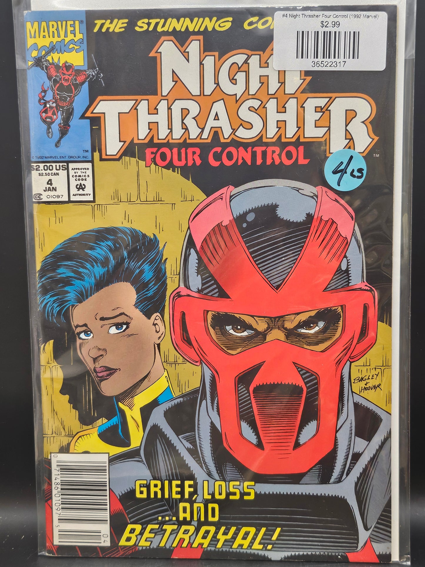 #4 Night Thrasher Four Control (1992 Marvel)