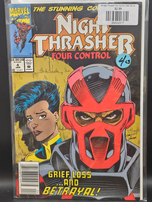 #4 Night Thrasher Four Control (1992 Marvel)