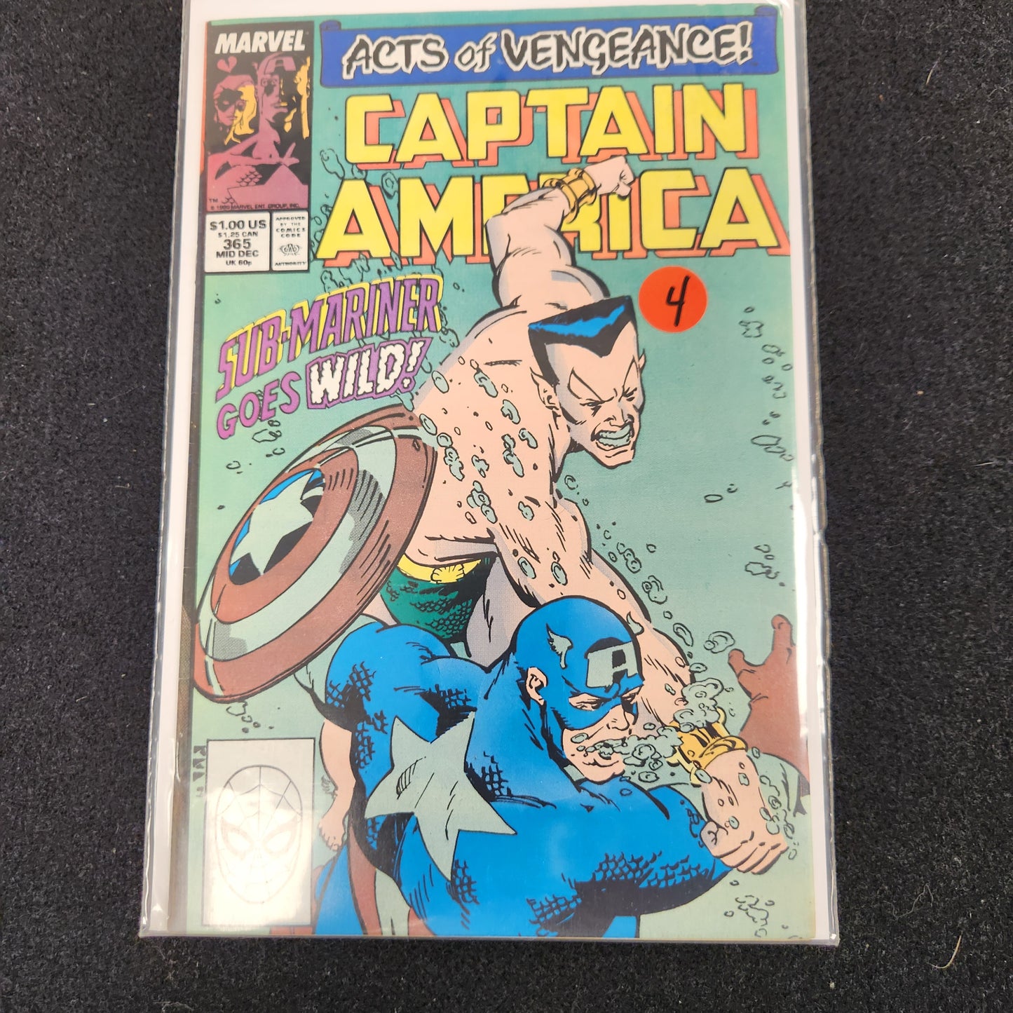 Captain America – Marvel – 1968–1996 – Volume 1 – Ongoing Series – #365