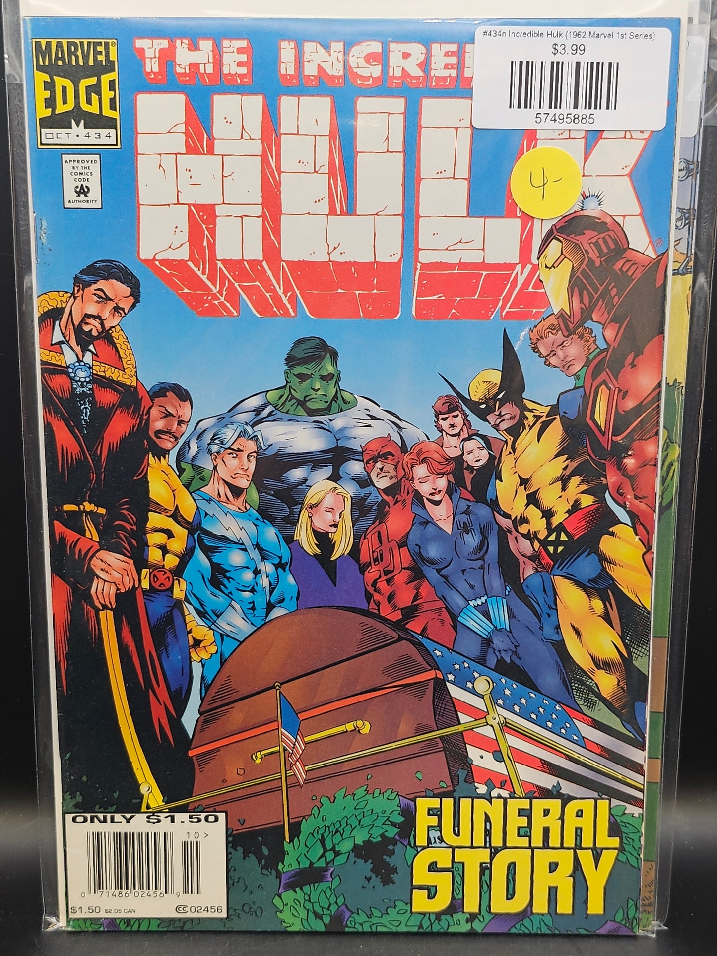 #434n Incredible Hulk (1962 Marvel 1st Series)