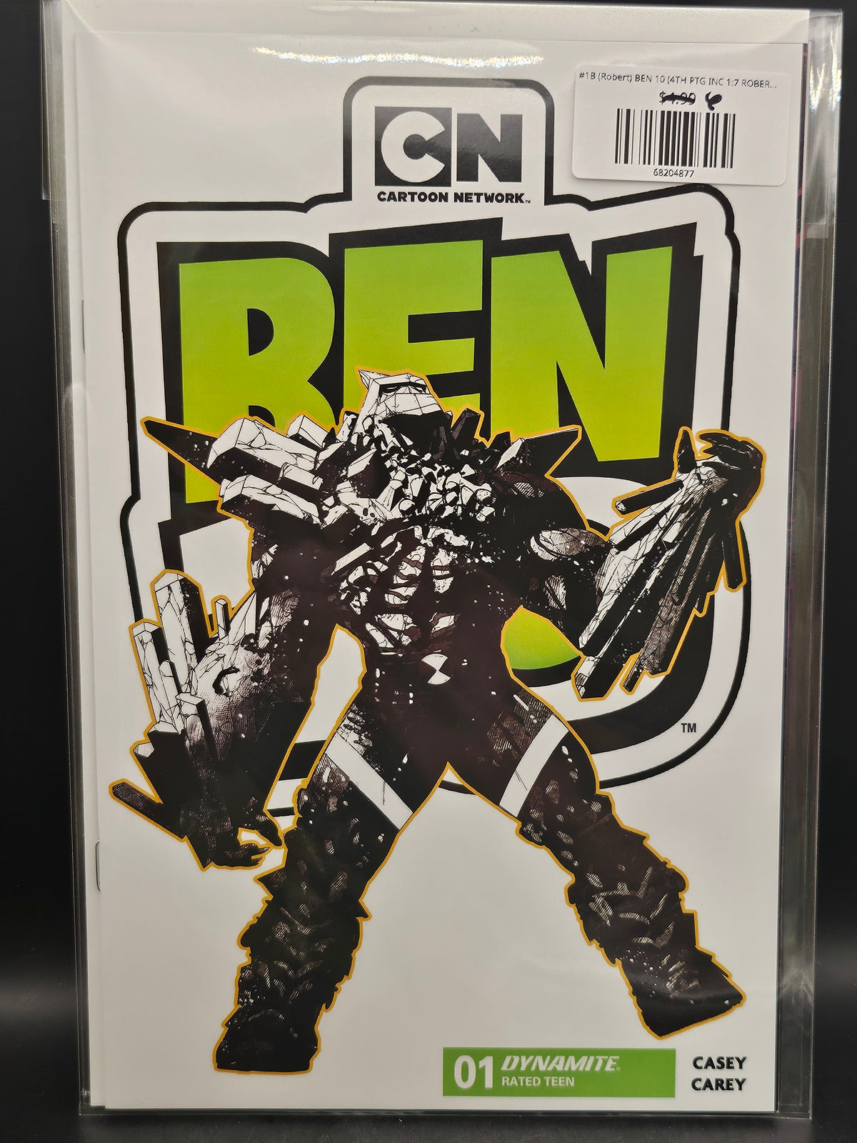 #1B (Robert) BEN 10 (4TH PTG INC 1:7 ROBERT CAREY B&W VAR)