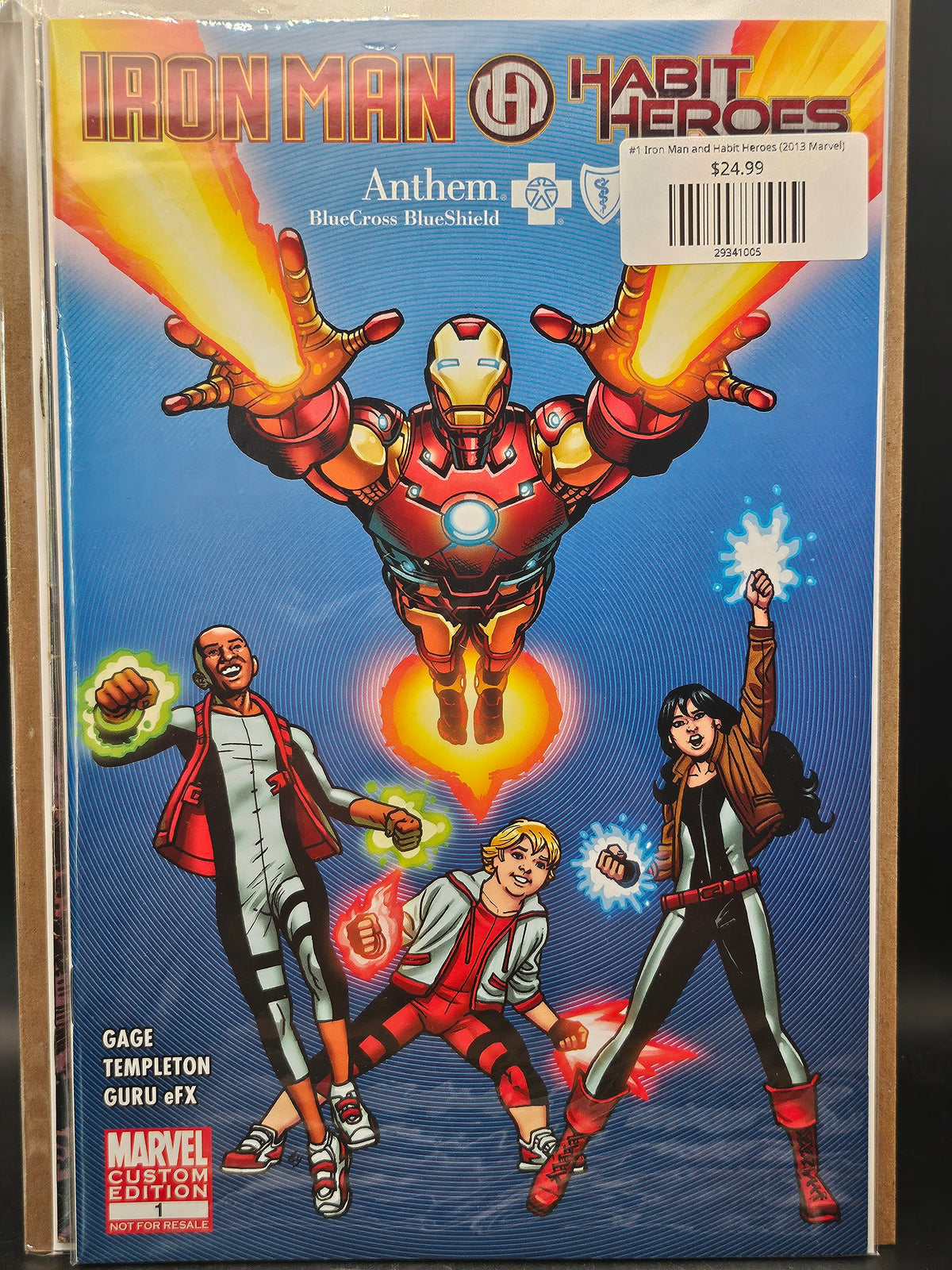 #1 Iron Man and Habit Heroes (2013 Marvel)