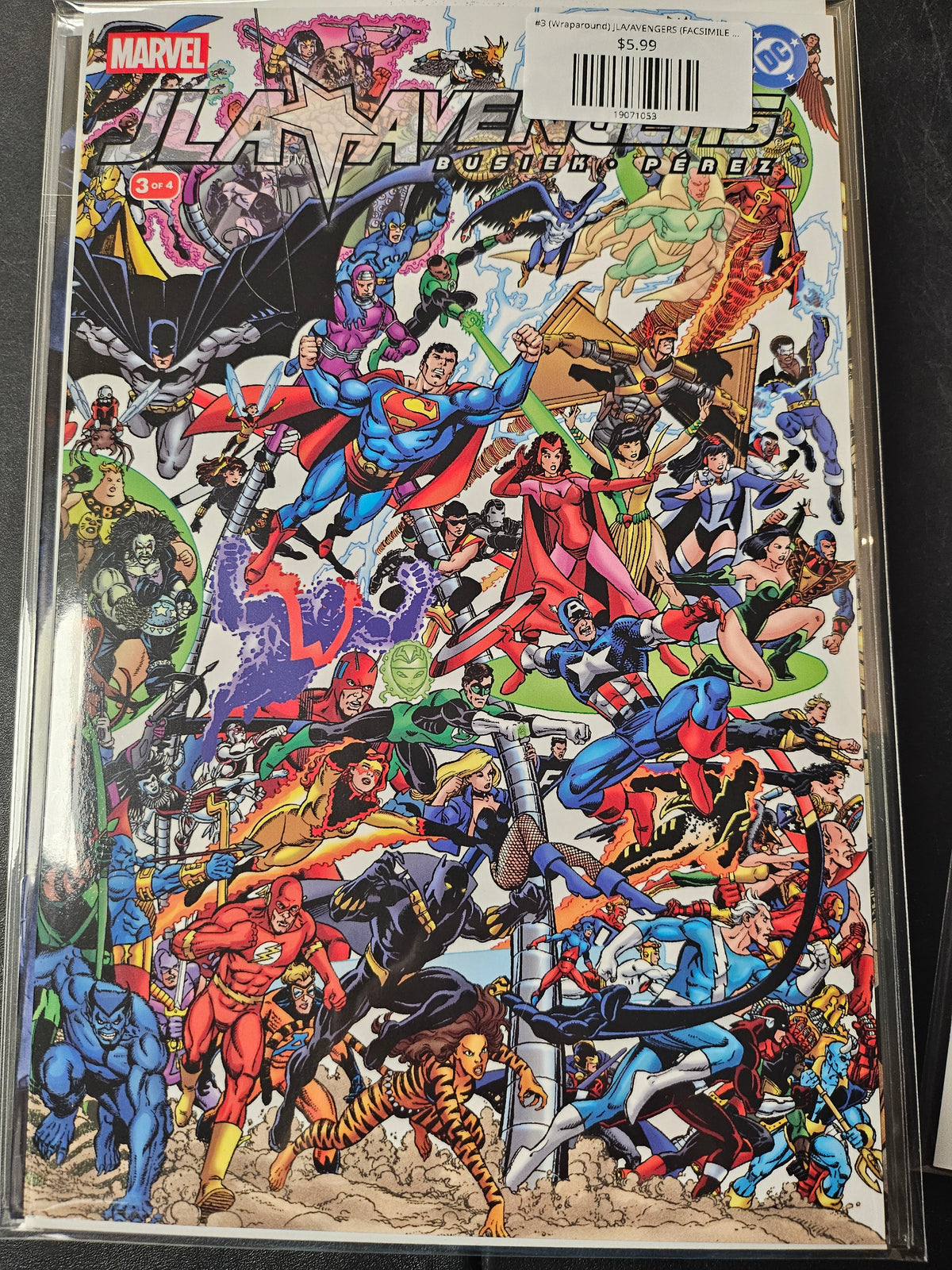 #3 (Wraparound) JLA/AVENGERS (FACSIMILE EDITION WRAPAROUND COVER)