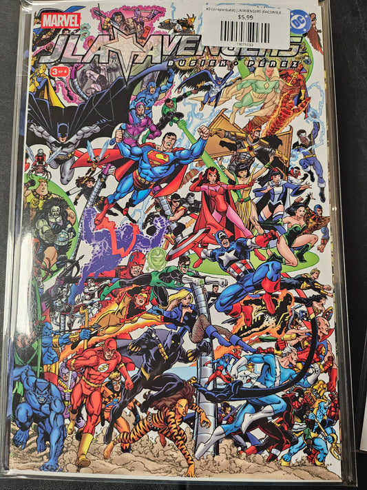 #3 (Wraparound) JLA/AVENGERS (FACSIMILE EDITION WRAPAROUND COVER)