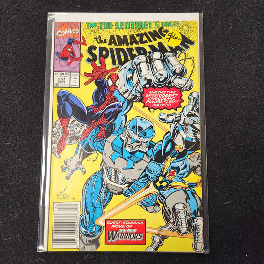 Amazing Spiderman V1 1963–1998 #351 (1991) — Tri-Sentinel’s Back