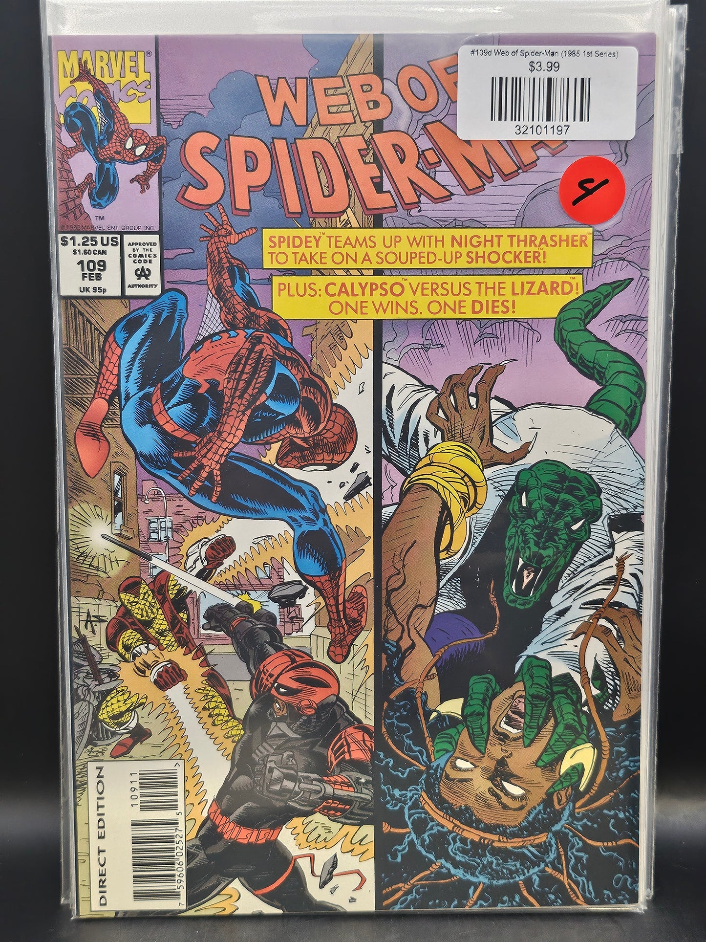 #109d Web of Spider-Man (1985 1st Series)