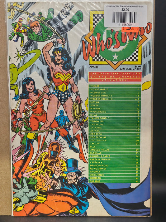#26 Who's Who The Definitive Directory of the DC Universe (1985)