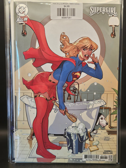 #14B (Terry) SUPERGIRL (TERRY DODSON CARD STOCK VAR THE REIGN OF THE SUPERBOYS)