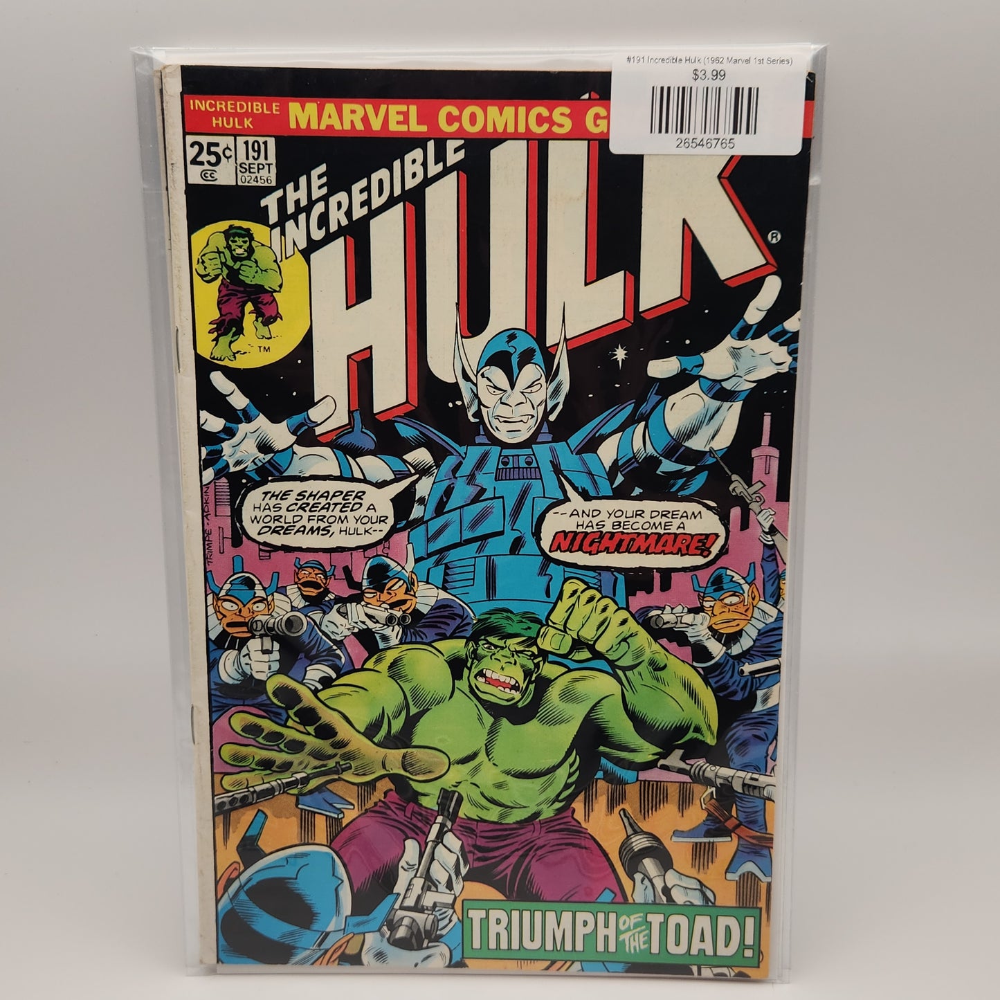 #191 Incredible Hulk (1962 Marvel 1st Series)