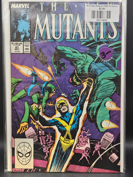 #67d New Mutants (1983 1st Series)