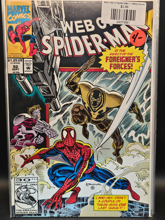 #92n Web of Spider-Man (1985 1st Series)
