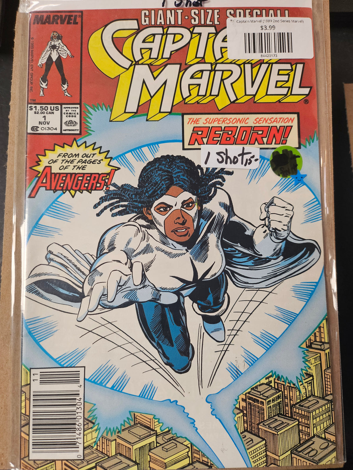 #1 Captain Marvel (1989 2nd Series Marvel)