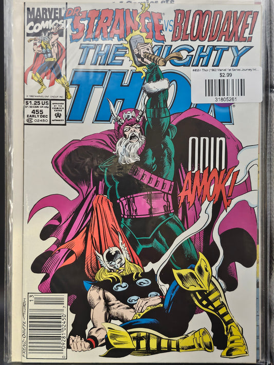 #455n Thor (1962 Marvel 1st Series Journey Into Mystery)