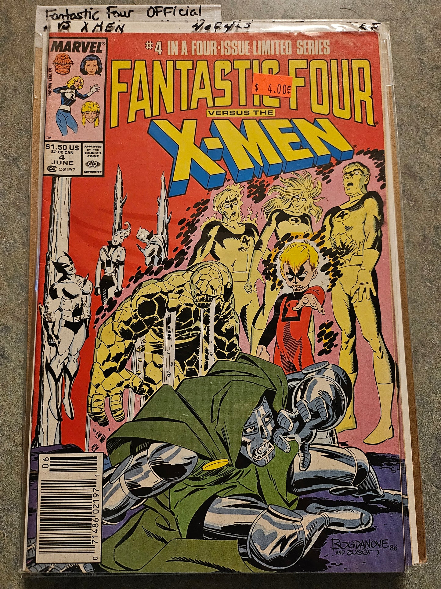 100.113 Fantastic Four – #3 of 4 – LS – vs. X-Men