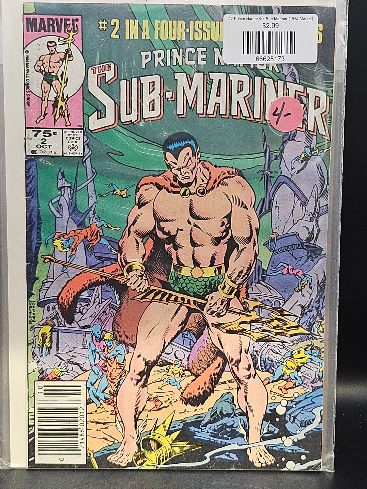 #2 Prince Namor the Sub-Mariner (1984 Marvel)