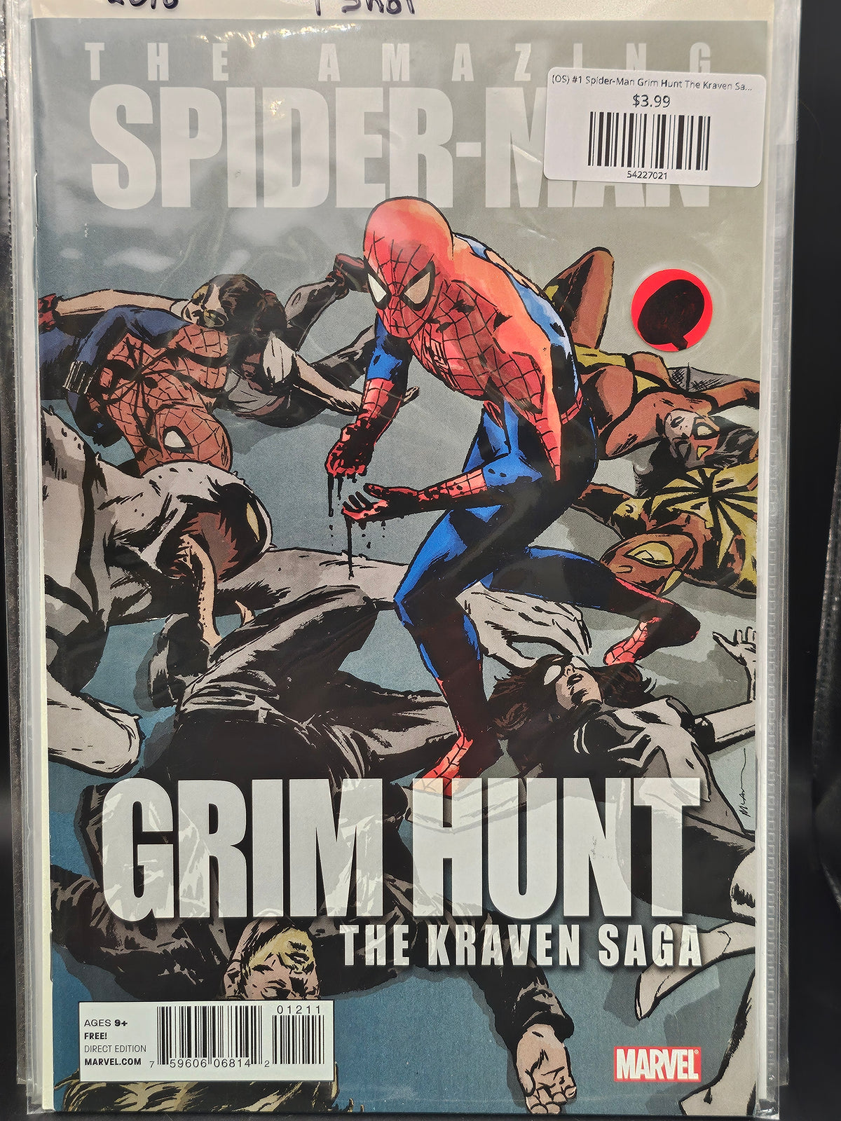 (OS) #1 Spider-Man Grim Hunt The Kraven Saga (2010)