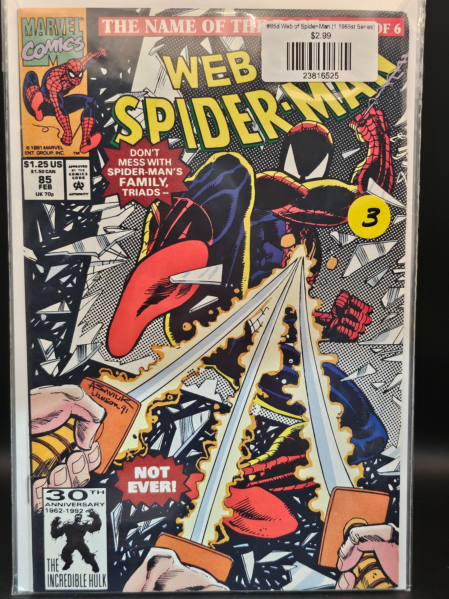 #85d Web of Spider-Man (1985 1st Series)