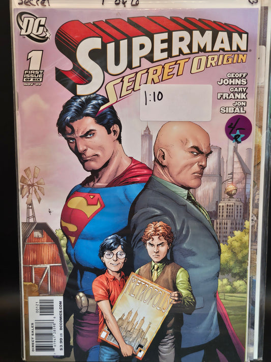 #1B RI (1:10) Superman Secret Origin (2009)