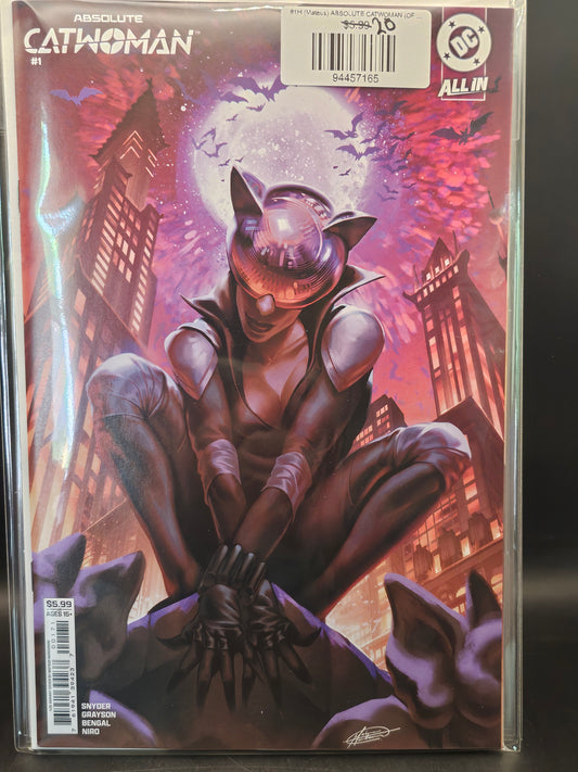 #1H (Mateus) ABSOLUTE CATWOMAN (OF 6 INC 1:25 MATEUS MANHANINI CARD STOCK VAR)