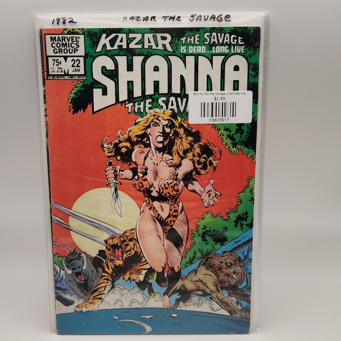 #22 Ka-Zar the Savage (1981 Marvel)