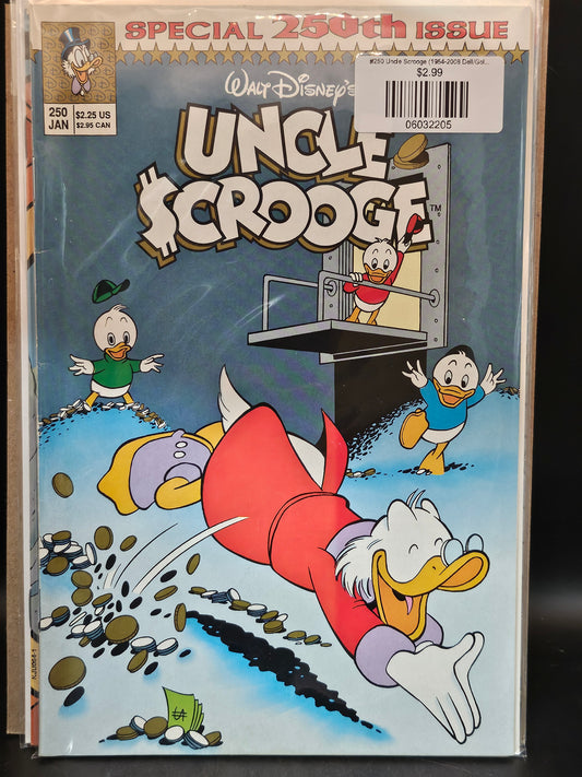 #250 Uncle Scrooge (1954-2008 Dell/Gold Key/Gladstone/Gemstone)